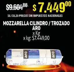 Makro Aro mozzarella cilindro/trozado oferta