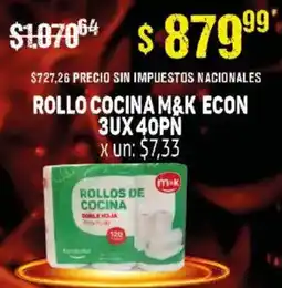 Makro M&K Rollo cocina econ oferta