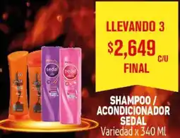 Makro Sedal shampoo / acondicionador oferta