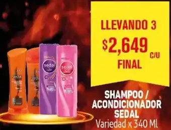 Makro Sedal shampoo / acondicionador oferta