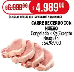 Makro Carre de cerdo con hueso oferta