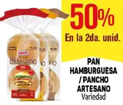Makro Artesano pan hamburguesa /pancho variedad oferta