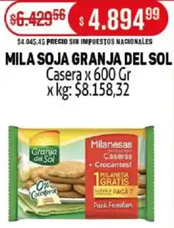 Makro Mila soja granja del sol caseras oferta