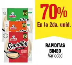 Makro Bimbo rapiditas variedad oferta