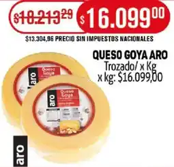 Makro Aro queso goya trozado oferta
