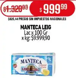 Makro Manteca leig lac oferta