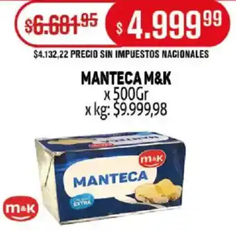 Makro M&K Manteca oferta