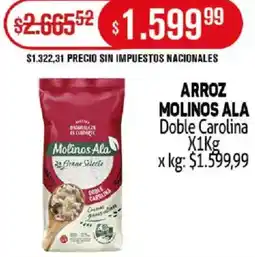 Makro Molinos ala arroz doble carolina oferta