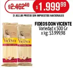 Makro Vicente fideos don variedad oferta
