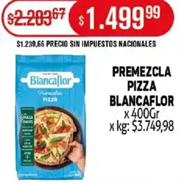 Makro Blancaflor premezcla pizza oferta