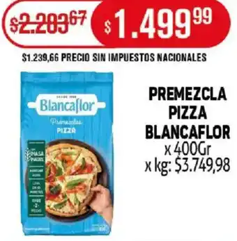 Makro Blancaflor premezcla pizza oferta