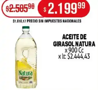 Makro Natura aceite de girasol oferta