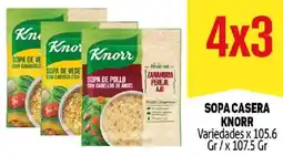 Makro Knorr sopa casera variedades oferta
