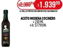 Makro Cocinero aceto modena oferta
