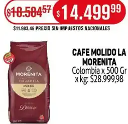 Makro La morenita cafe molido oferta