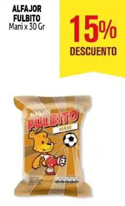 Makro Alfajor fulbito mani oferta