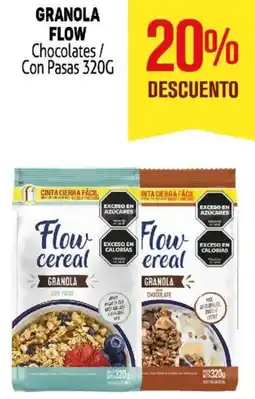 Makro Flow cereal granola chocolates/ con pasas oferta