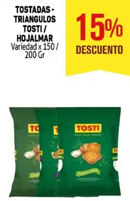 Makro Tosti/ hojalmar tostadas triangulos variedad oferta
