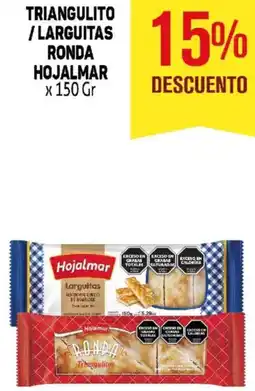 Makro Triangulito / larguitas ronda hojalmar oferta