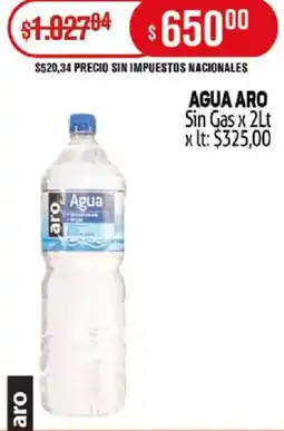 Makro Aro agua sin gas oferta