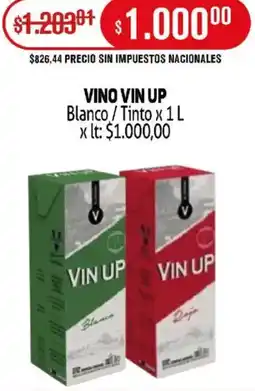 Makro Vin up vino blanco / tinto oferta