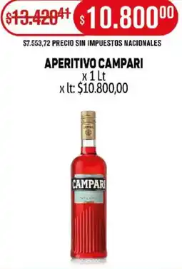 Makro Campari aperitivo oferta