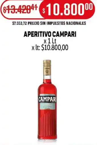Makro Campari aperitivo oferta