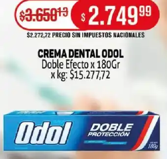 Makro Odol crema dental doble efecto oferta