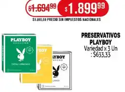 Makro Playboy preservativos variedad oferta