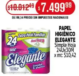 Makro Elegante papel higiénico oferta