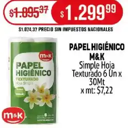 Makro M&K Papel higiénico oferta