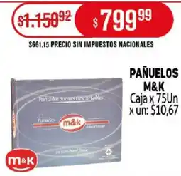 Makro M&K Pañuelos caja oferta