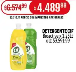 Makro Cif detergente bioactive oferta