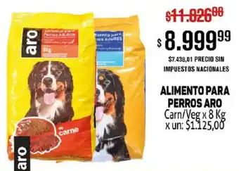 Makro Aro alimento para perros carn/veg oferta