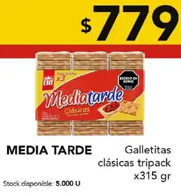 Nini Mayorista Media tarde galletitas clásicas tripack oferta