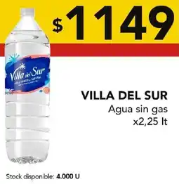 Nini Mayorista Villa del sur agua sin gas oferta