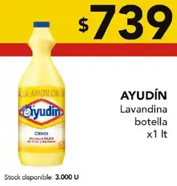 Nini Mayorista Ayudín lavandina botella oferta