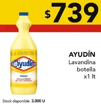 Nini Mayorista Ayudín lavandina botella oferta