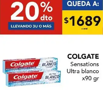 Nini Mayorista Colgate sensations ultra blanco oferta