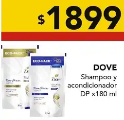Nini Mayorista Dove shampoo y acondicionador oferta