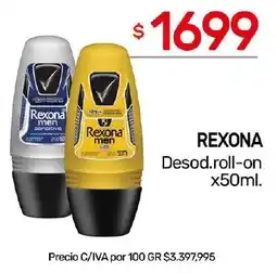Nini Mayorista Rexona desod.roll-on oferta
