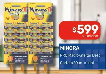 Nini Mayorista Minora pro maq.p/afeitar desc. cartel oferta