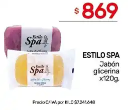 Nini Mayorista Estilo spa jabón glicerina oferta