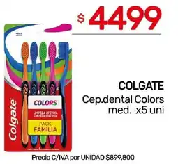 Nini Mayorista Colgate cep.dental colors med. oferta