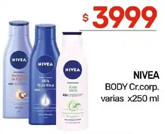 Nini Mayorista Nivea body cr.corp. varias oferta