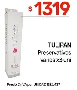 Nini Mayorista Tulipan preservativos varios oferta