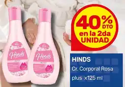 Nini Mayorista Hinds cr. corporal rosa plus oferta