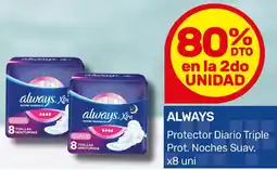 Nini Mayorista Always protector diario triple prot. noches suav. oferta