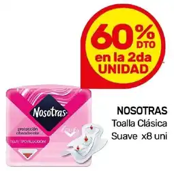 Nini Mayorista Nosotras toalla clásica suave x8 uni oferta