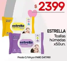 Nini Mayorista Estrella toallas húmedas oferta